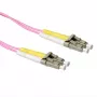 ACT 0,5 m LSZH Πολύτροπο 50/125 OM4 Καλώδιο οπτικών ινών Patch Duplex με βύσματα LC