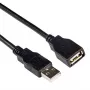 USB 2.0 A βύσμα αρσενικό - USB A υποδοχή θηλυκή μαύρο 3,00 m ACT SB0036