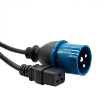 Καλώδιο τροφοδοσίας ACT Powercord CEE1 - C19 μαύρο 2,5 m