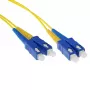 ACT 5 μέτρα LSZH Singlemode 9/125 OS2 Καλώδιο οπτικών ινών Patch Duplex με βύσματα SC