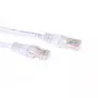 ACT Λευκό 5 μέτρα U/UTP CAT6A Καλώδιο Patch με βύσματα RJ45