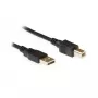 Ewent EC2402 Καλώδιο USB USB 2.0 1,8 m USB A USB B Μαύρο