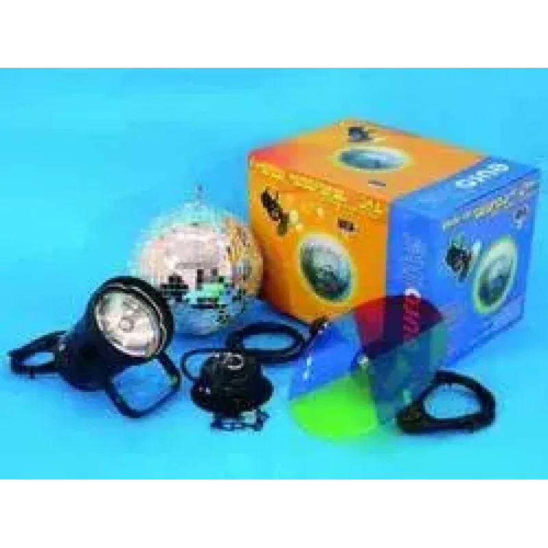 Eurolite 50101855 σετ καθρεπτικής μπάλας 20 cm με Pinspot, πολύχρωμο