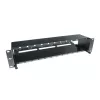 ACT Fiber Panel High Density 2HE για 12 MTP®-MPO κασέτες / πλάκες προσαρμογέα Keystone