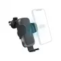 Hama FC10 Motion smartphone μαύρο, μεταλλικό αναπτήρα ασύρματη φόρτιση ταχεία φόρτιση αυτοκινήτου