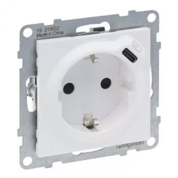 Legrand 765126 Πρίζα Type F Λευκό