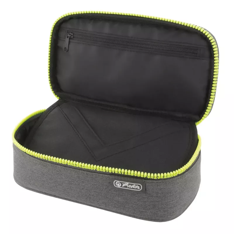Κασετίνα Herlitz beatBox ABC Πολυεστέρας Γκρι Κίτρινο 225x120x70mm