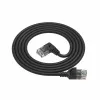 ACT Μαύρο 1,5 μέτρα U/UTP CAT6A LSZH Slimline Καλώδιο patch με DC2951