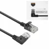ACT Μαύρο 1,5 μέτρα U/UTP CAT6A LSZH Slimline Καλώδιο patch με DC2951