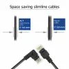 ACT Μαύρο 1,5 μέτρα U/UTP CAT6A LSZH Slimline Καλώδιο patch με DC2951