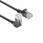 ACT Μαύρο καλώδιο patch U/UTP CAT6A LSZH Slimline 3 μέτρα με RJ45 DC4903