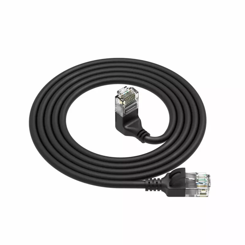 ACT Μαύρο καλώδιο patch U/UTP CAT6A LSZH Slimline 3 μέτρα με RJ45 DC4903