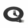 ACT Μαύρο καλώδιο patch U/UTP CAT6A LSZH Slimline 0,25 μέτρα με DC4952