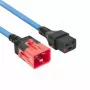 ACT PL0033 καλώδιο τροφοδοσίας C19 IEC Lock – C20 IEC Lock, διπλό κλείδωμα, 3 m, μπλε