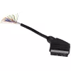 Hama 00205081 Καλώδιο SCART 1,5 m SCART (21 ακίδων) Μαύρο