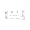 Hama 00200901 Καλώδιο USB USB 2.0 3 m USB A USB B