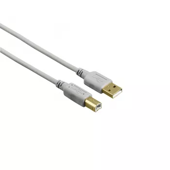 Hama 00200903 Καλώδιο USB USB 2.0 1,5 m USB A USB B Γκρι