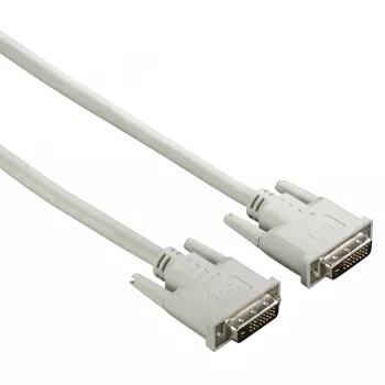 Hama 00200931 Καλώδιο DVI 1,5 m DVI-D Γκρι