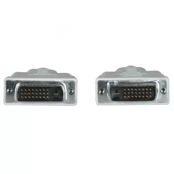 Hama 00200931 Καλώδιο DVI 1,5 m DVI-D Γκρι