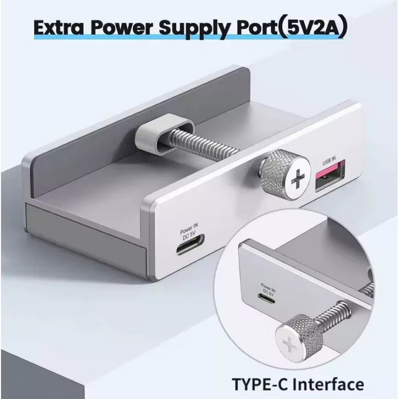 Equip 128968 Hub διασύνδεσης USB 3.2 Gen 1 (3.1 Gen 1) Type-A 5000 Mbit/s Αλουμίνιο