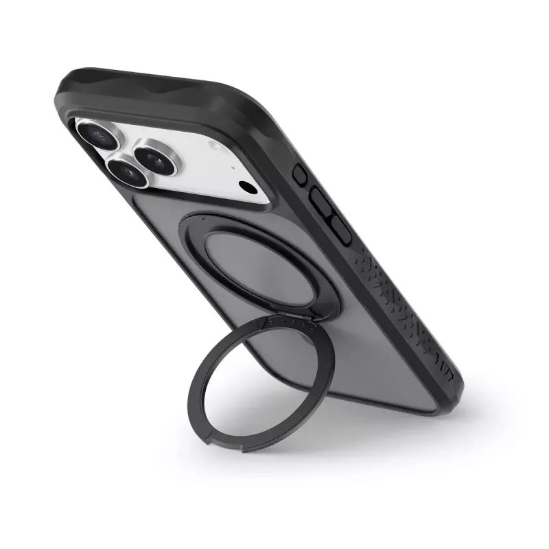 LAUT Carbon Matter θήκη για iPhone 17 Pro, συμβατή με MagSafe, Midnight