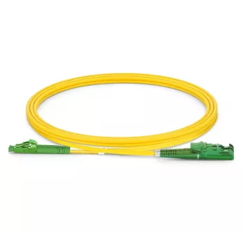 Καλώδιο patch οπτικών ινών EQUIP E2000/APC σε LC/APC 20 m SM Duplex OS2 κίτρινο