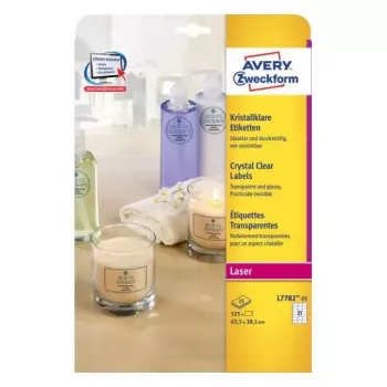 Αυτοκόλλητη ετικέτα Avery L7782-25 στρογγυλεμένο ορθογώνιο