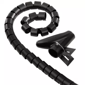 Hama Καλώδιο Σπιράλ Easy Cover, 1,5 m, 30 mm, μαύρο σετ καλωδίων