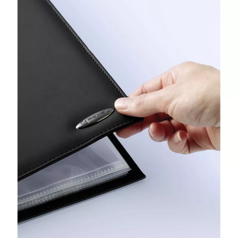Rexel Soft Touch Smooth 2101189 λεύκωμα παρουσίασης, A4, 36 θήκες, πολυπροπυλένιο (PP), μαύρο