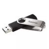 Hama 8GB Rotate USB Stick USB Type-A 2.0 Μαύρο, Ασημί