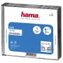 Hama θήκη CD λεπτή Jewel Case 1 δίσκοι διαφανές