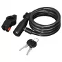 Hama 00178110 κλειδαριά ποδηλάτου μαύρο 1200 mm κλειδαριά καλωδίου