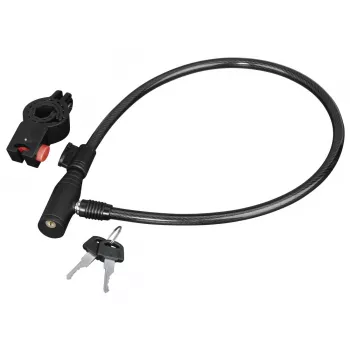 Hama 00178109 κλειδαριά ποδηλάτου μαύρο 650 mm κλειδαριά καλωδίου