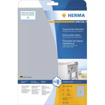 Αυτοκόλλητη ετικέτα ορθογώνια HERMA 4593