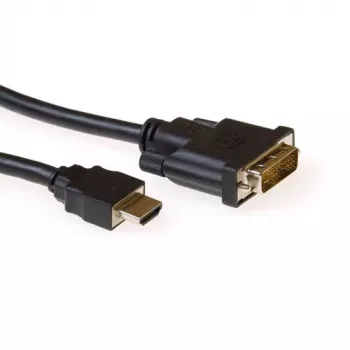 Καλώδιο μετατροπής HDMI A βύσμα αρσενικό σε DVI-D βύσμα αρσενικό 3,00 m ACT AK3741