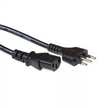 Καλώδιο τροφοδοσίας ACT Powercord ιταλικό βύσμα αρσενικό - C13 μαύρο 2,5 m
