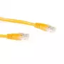 ACT κίτρινο 2 μέτρα U/UTP CAT6A καλώδιο patch με βύσματα RJ45