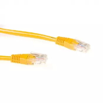 ACT κίτρινο 3 μέτρα U/UTP CAT6A καλώδιο patch με βύσματα RJ45