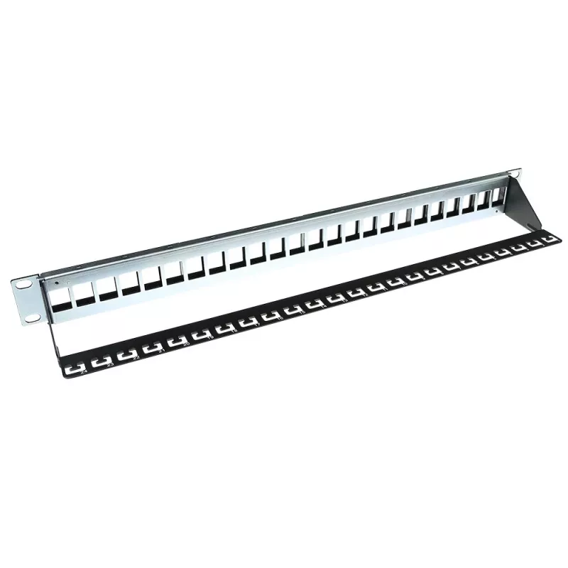 ACT Patch panel Keystone-Jack 24 θυρών χωρίς υποδοχές