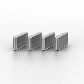 Lindy USB Type-C Portblocker (χωρίς κλειδί) – συσκευασία 10 τεμ., Λευκό