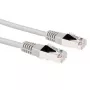 ACT Γκρι 0,5 μέτρα LSZH F/UTP CAT5E Καλώδιο Patch με βύσματα RJ45