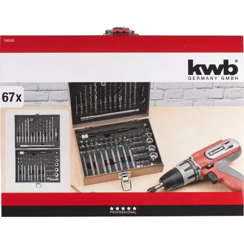 kwb 106300 Σετ μυτών, 67 τεμ.