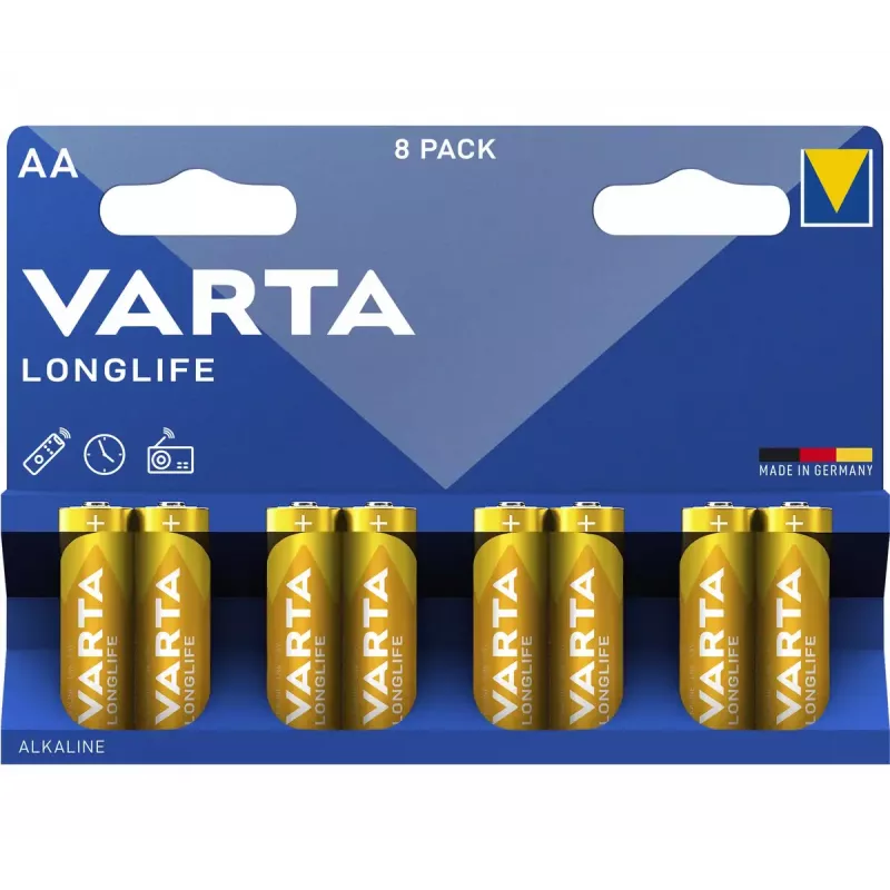 Μπαταρία μίας χρήσης Varta Longlife AA