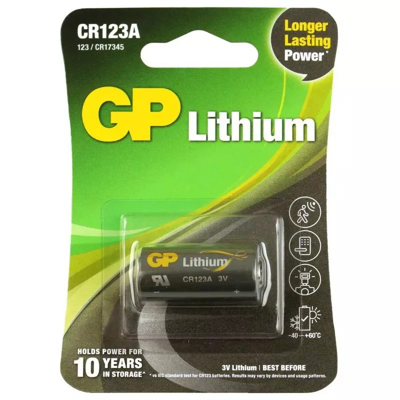 Μπαταρία μίας χρήσης GP Batteries 070CR123AEC1