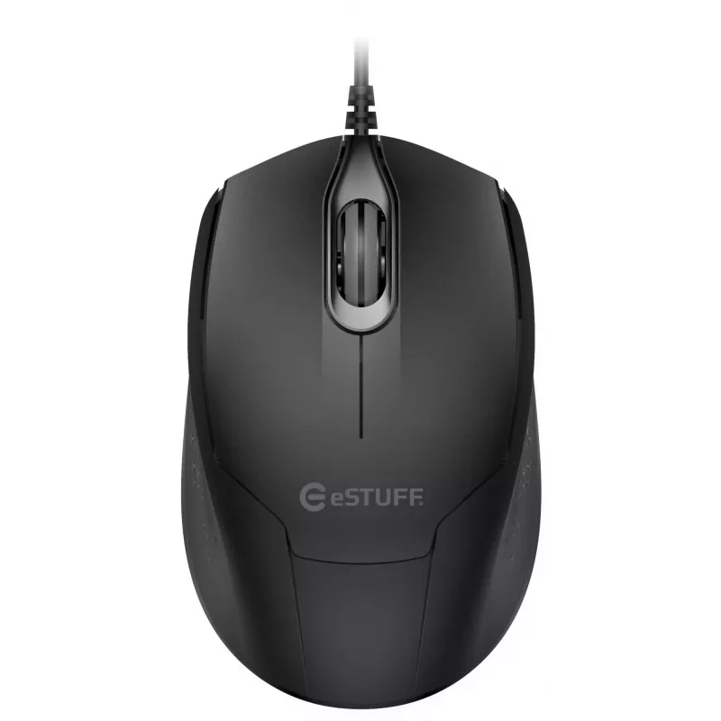 eSTUFF GLB213002 ποντίκι γραφείου αμφίχειρο USB Type-A οπτικό 1200 DPI