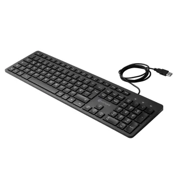 eSTUFF GLB211402 πληκτρολόγιο γραφείου USB QWERTZ γερμανικό μαύρο