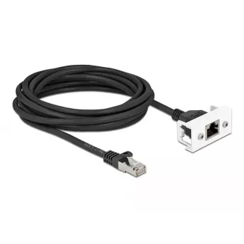 Καλώδιο επέκτασης δικτύου DeLOCK 5m Cat.6A S/FTP RJ45 μαύρο