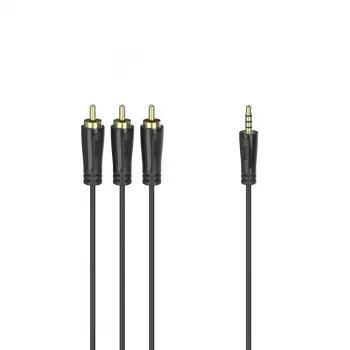 Καλώδιο ήχου Hama 00205154 1,5 m 3,5 mm 3 x RCA μαύρο