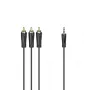 Καλώδιο ήχου Hama 00205154 1,5 m 3,5 mm 3 x RCA μαύρο