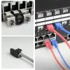 ACT Keystone Jack RJ45 CAT6 αθωράκιστο χωρίς εργαλεία με Shutter, μαύρο